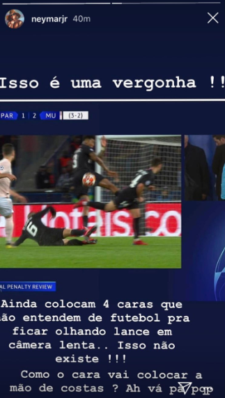 Neymar Furioso Con L Arbitro Dopo L Eliminazione Del Psg E Una Vergogna