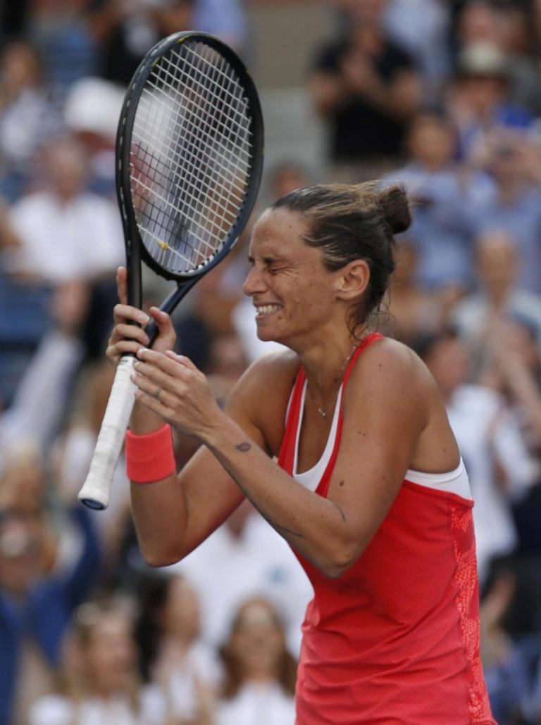 Tutte le FOTO dell'incredibile vittoria di Roberta Vinci ...