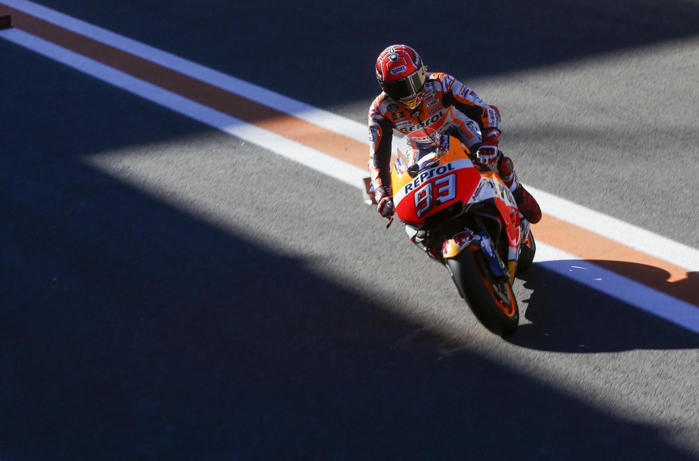 MotoGp, Test Valencia - Marquez Senza Rivali, Scivolano Indietro Rossi ...