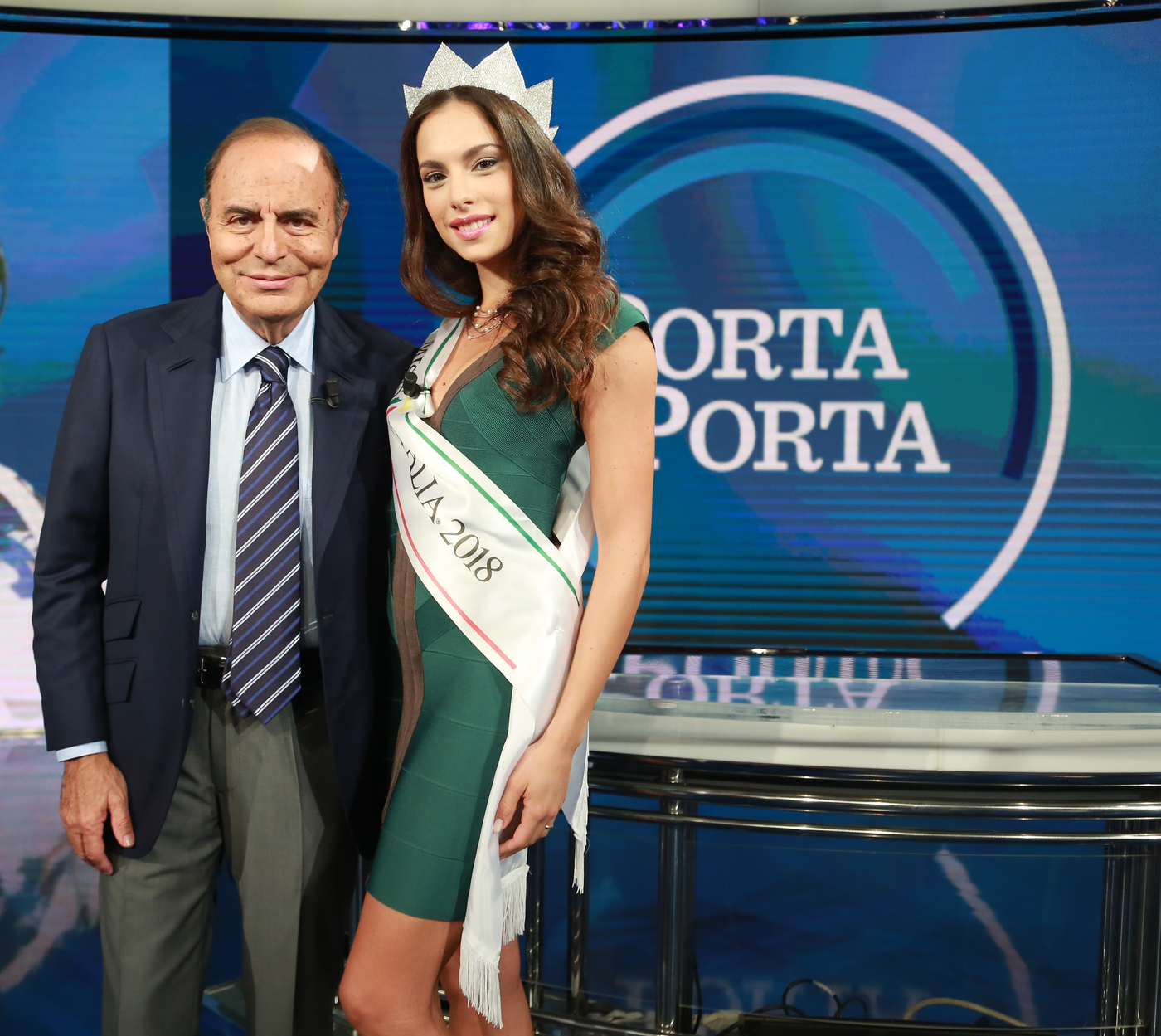 Porta a Porta - Ospiti Miss Italia 2018, Vittorio Sgarbi, Roberto d 