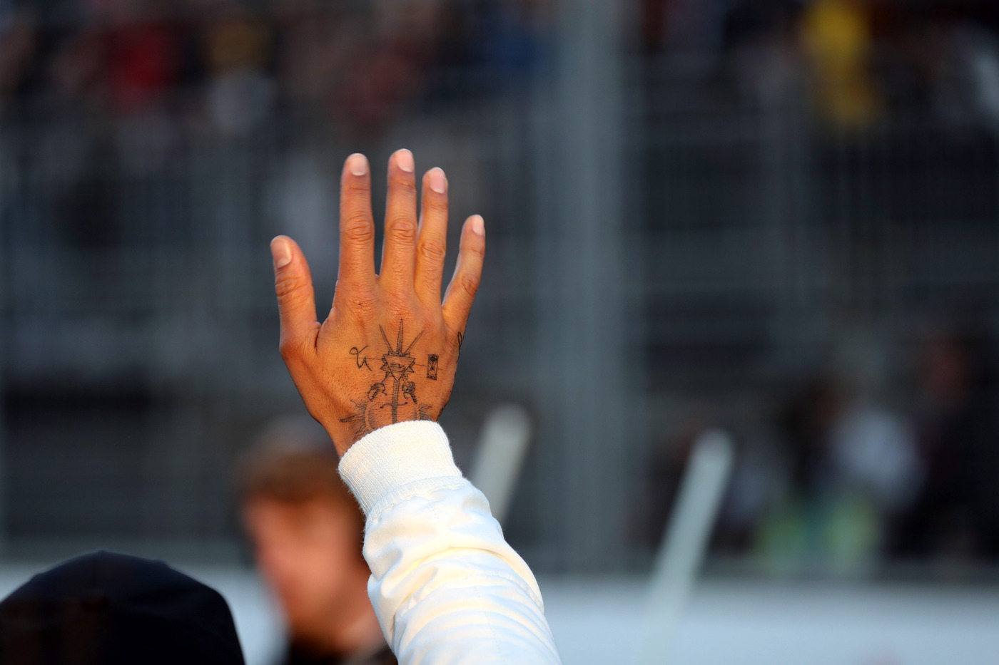 Lewis Hamilton Hand Tattoo 2019