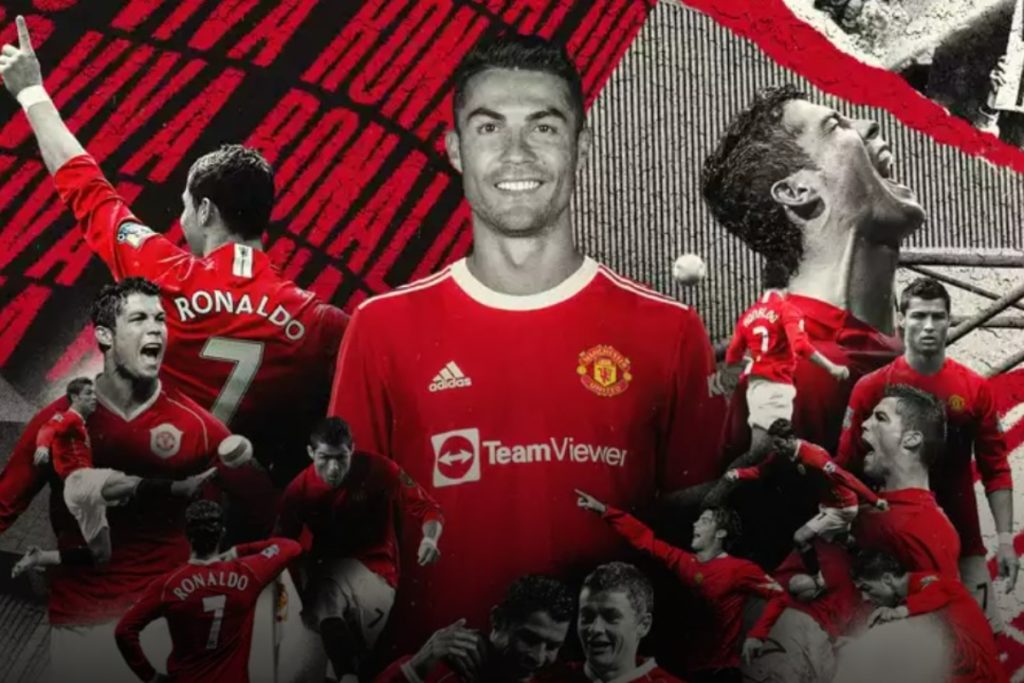 Ronaldo è un nuovo giocatore del Manchester United, CR7 impaziente