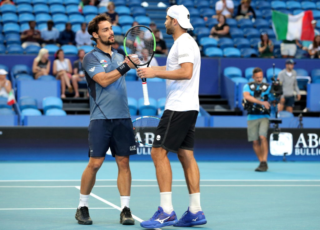 Fognini e Bolelli ai quarti di finale nel doppio agli Australian Open