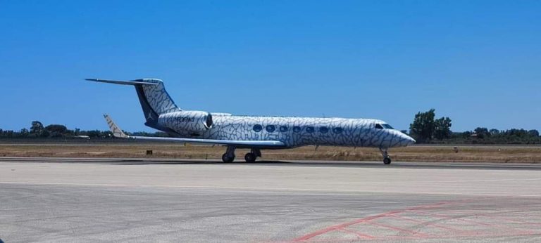 Michael Jordan all'aeroporto di Catania