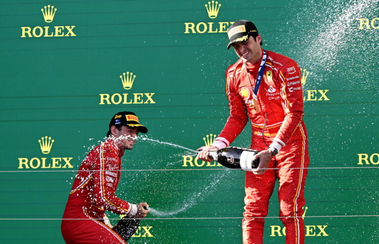 Carlos Sainz e Charles Leclerc