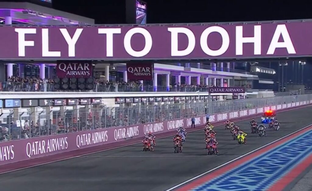 partenza motogp qatar